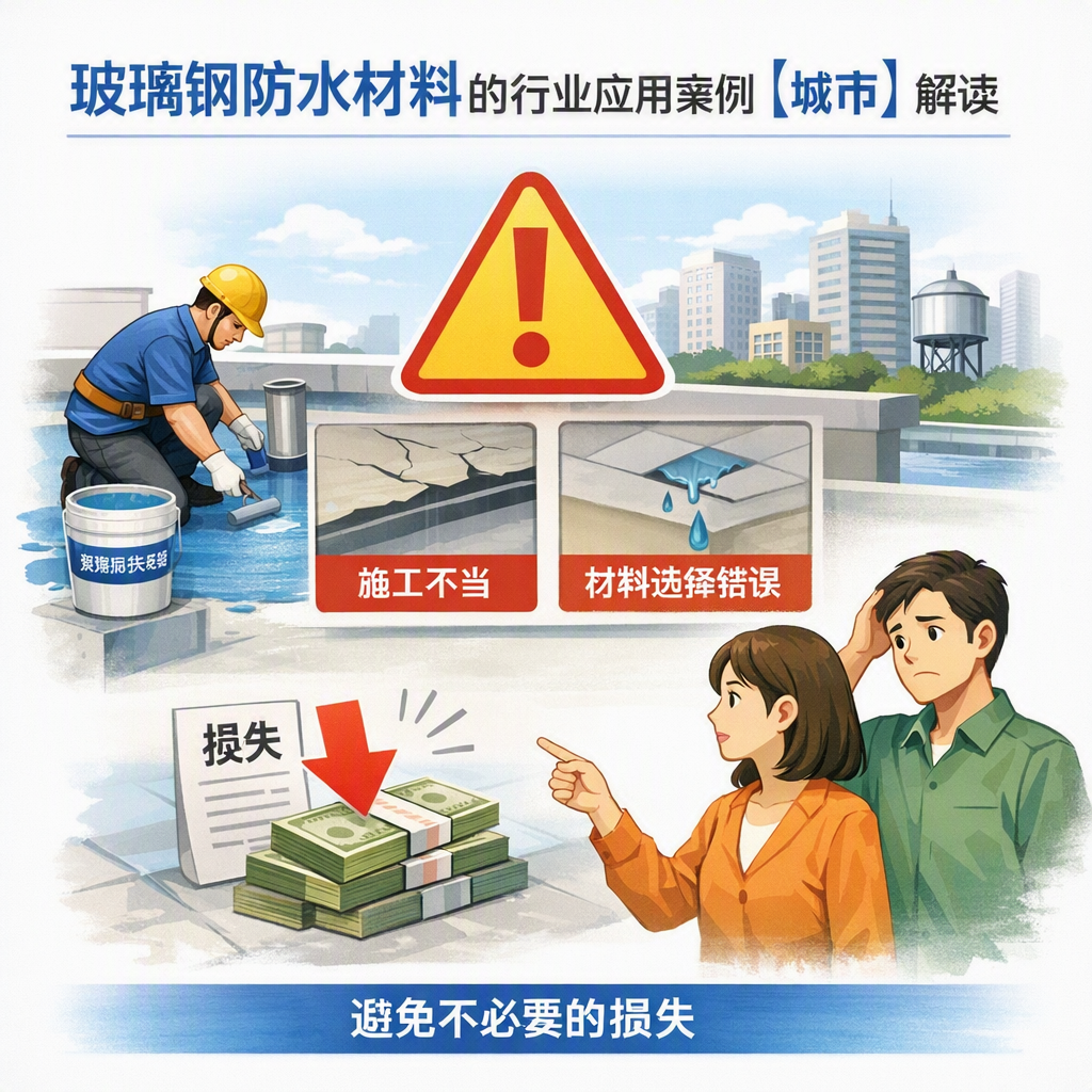玻璃钢防水材料的行业应用案例，金昌解读