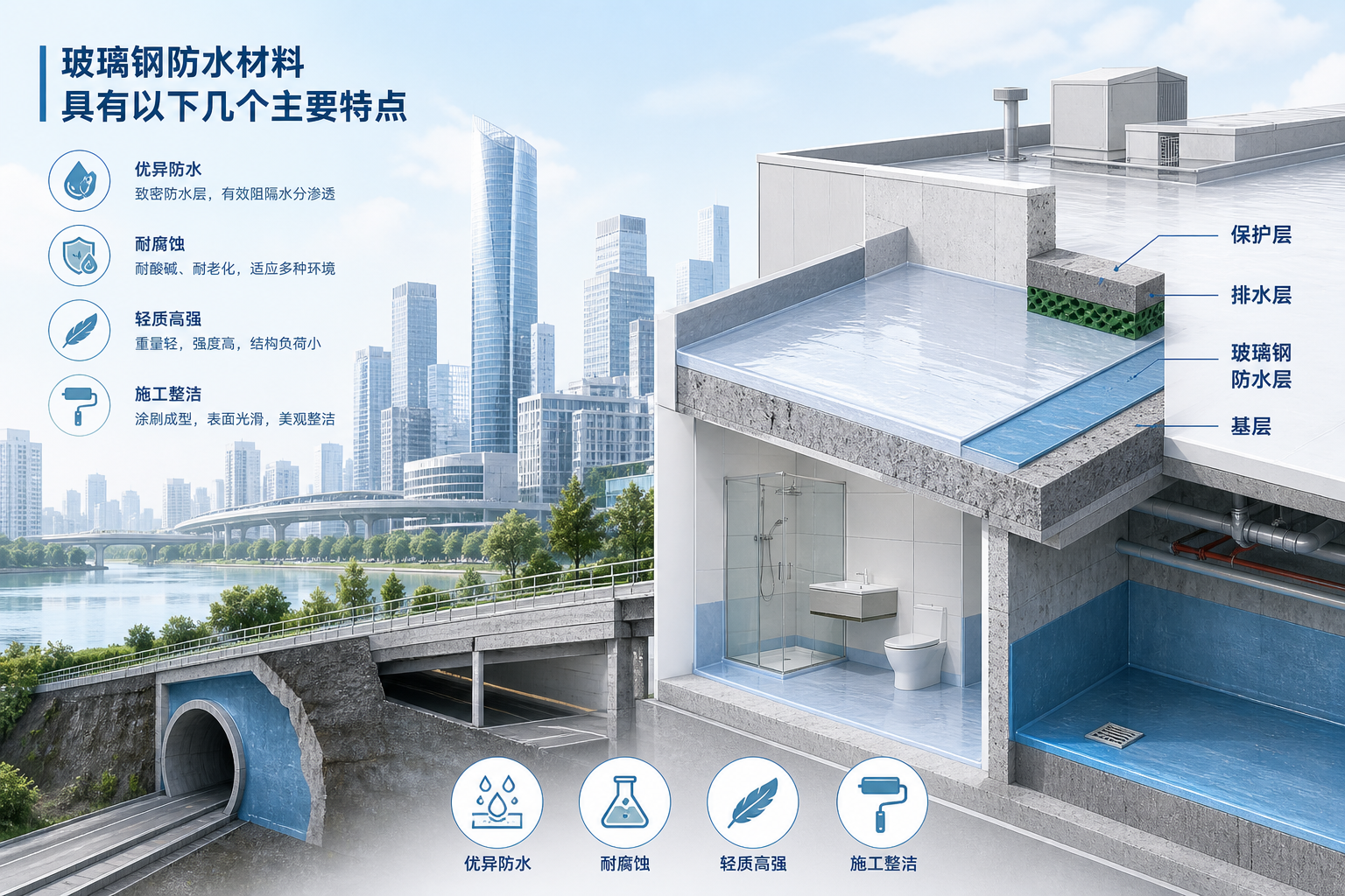 2023年玻璃钢防水材料市场趋势分析，关注 金昌 发展