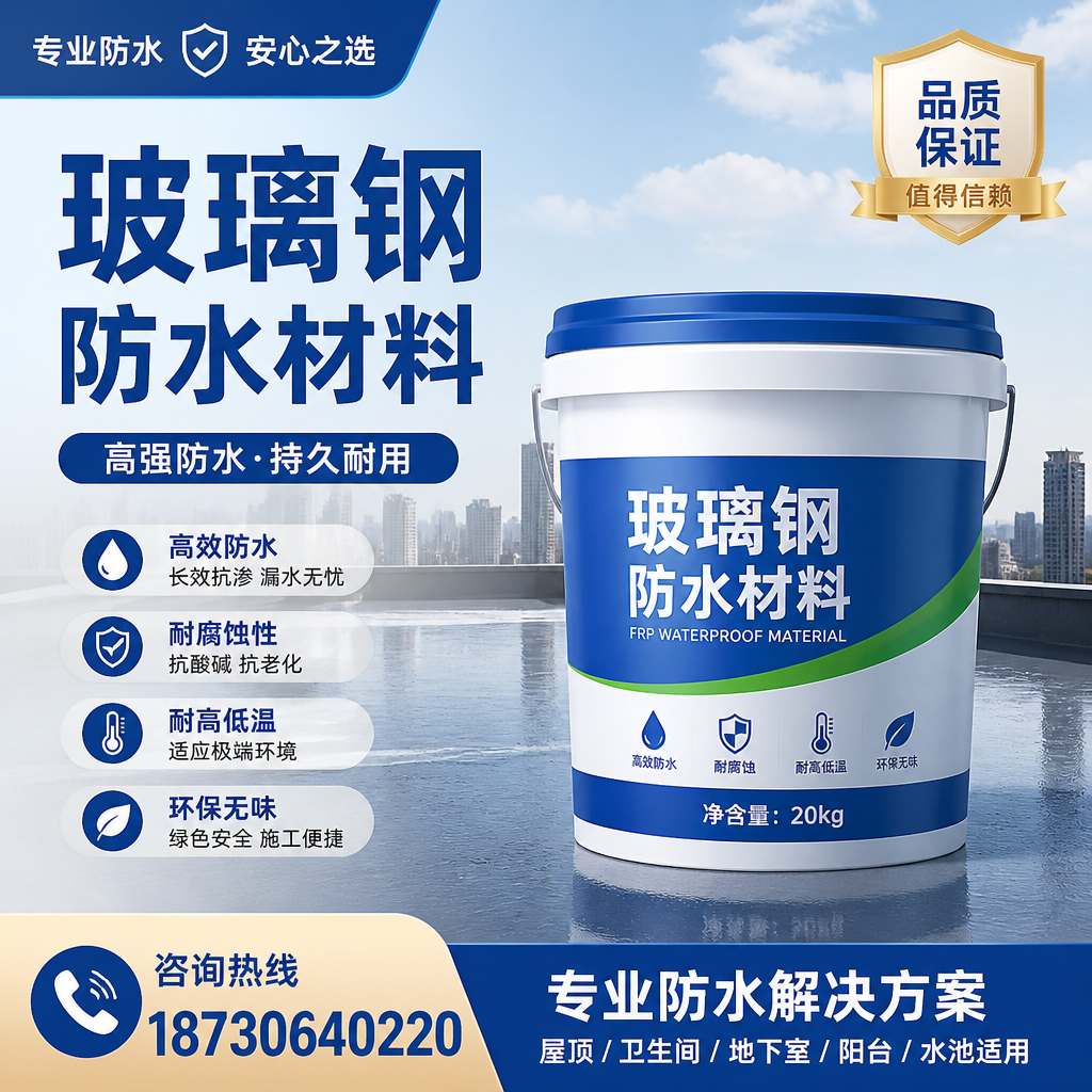 了解玻璃钢防水材料的市场趋势,金昌 企业不可不知
